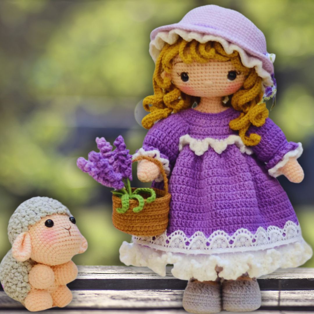 Joséphine et le Petit Agneau - modèle de crochet français