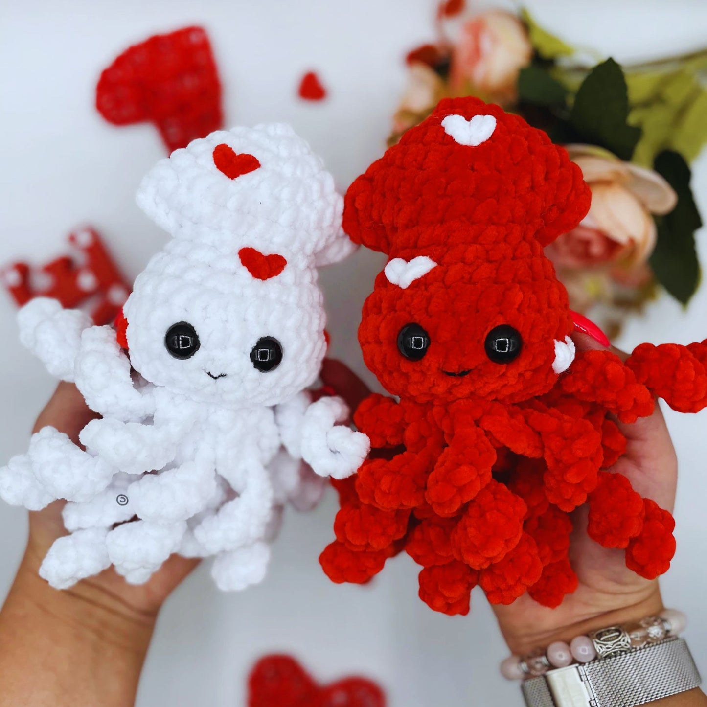 Famille de Poulpes Câlins - Patrons de Crochet Amigurumi