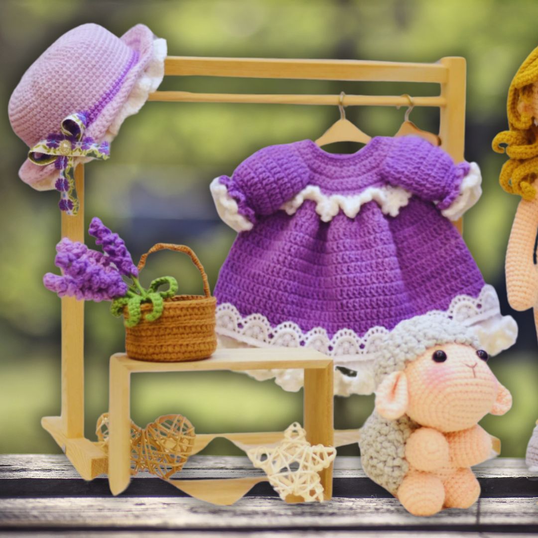 Joséphine et le Petit Agneau - modèle de crochet français