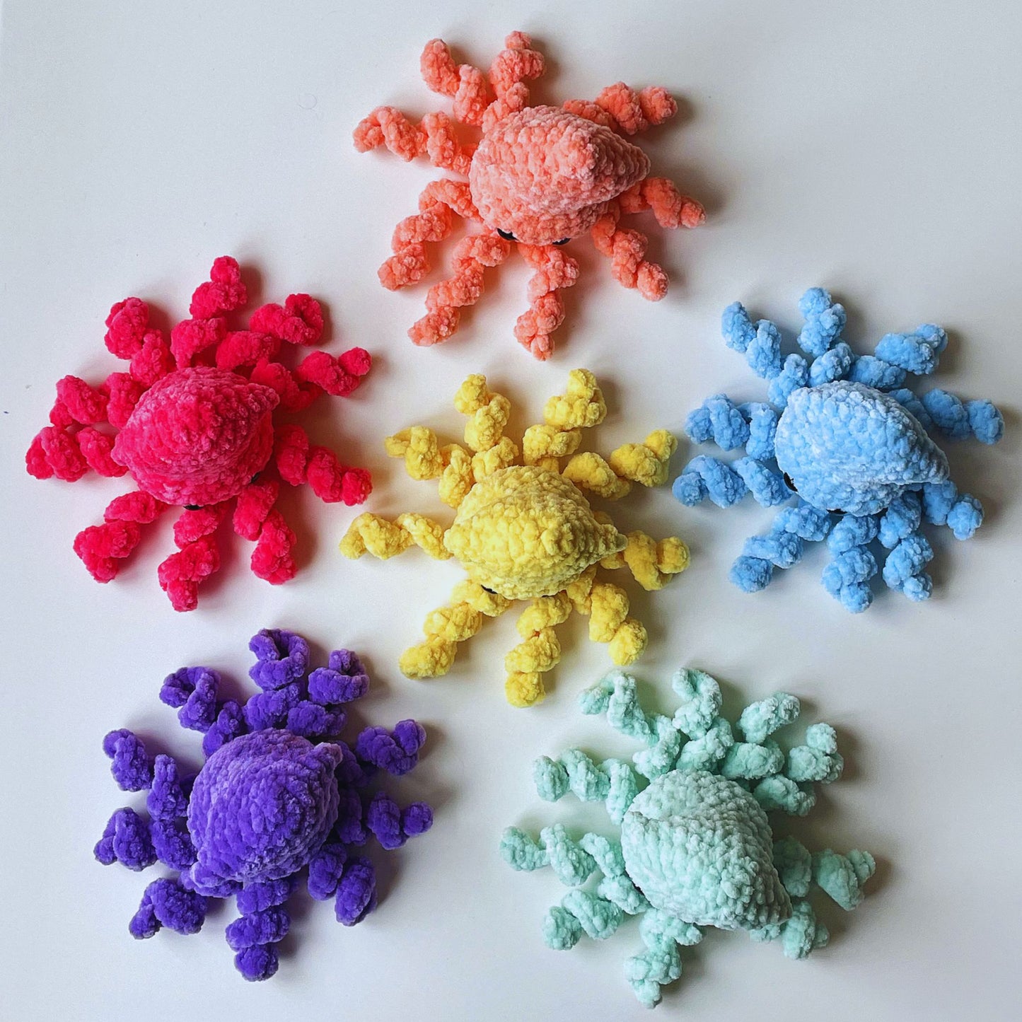 Famille de Poulpes Câlins - Patrons de Crochet Amigurumi