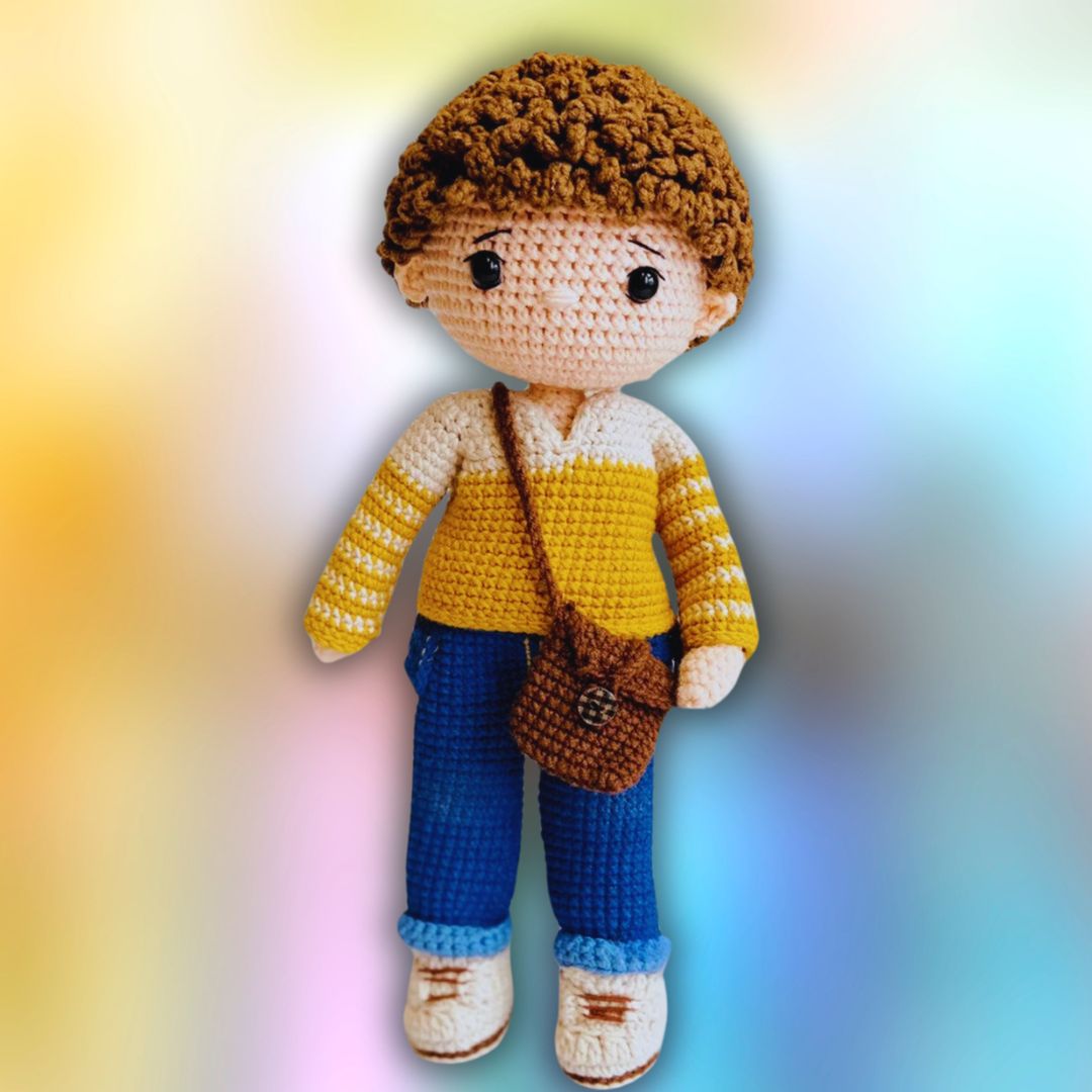 Sebastian - Patron de Crochet Poupée Amigurumi - Patron du Crochet