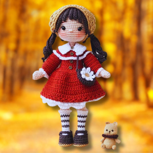 Patron de Poupée Jolie Amigurumi