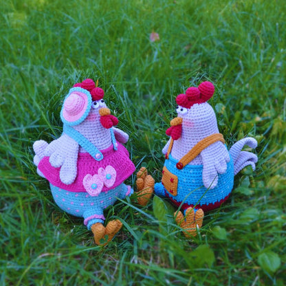 Les Clouc-Clouc Colorés - Patron de Crochet Amigurumi