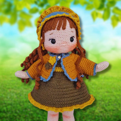 Patron de Poupée Lilas Amigurumi