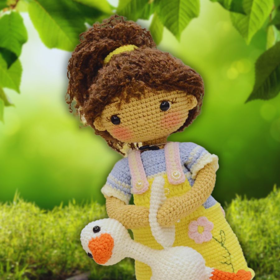 Manon et le Petit Canard: Un modèle de crochet francais