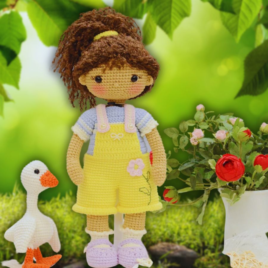 Manon et le Petit Canard: Un modèle de crochet francais