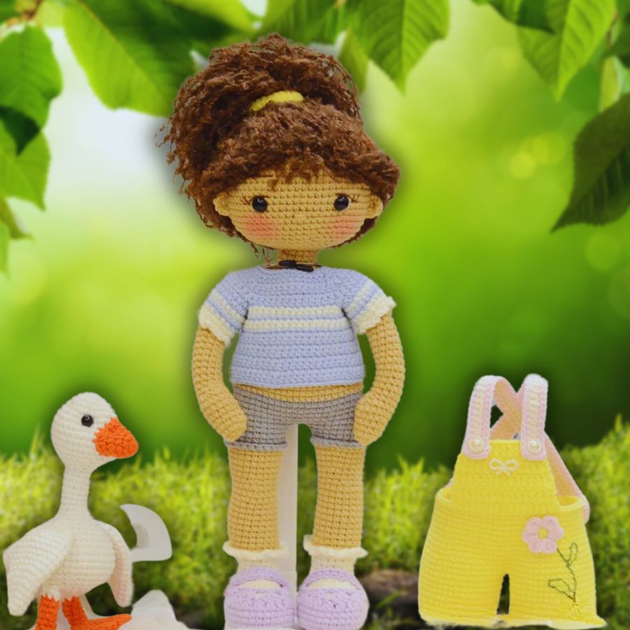 Manon et le Petit Canard: Un modèle de crochet francais