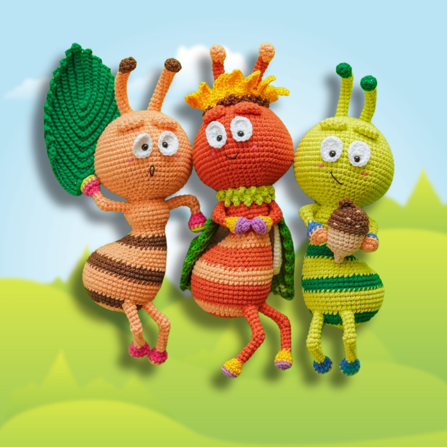Les 11 Petites Bestioles en Laine : Modèle de Crochet Amigurumis