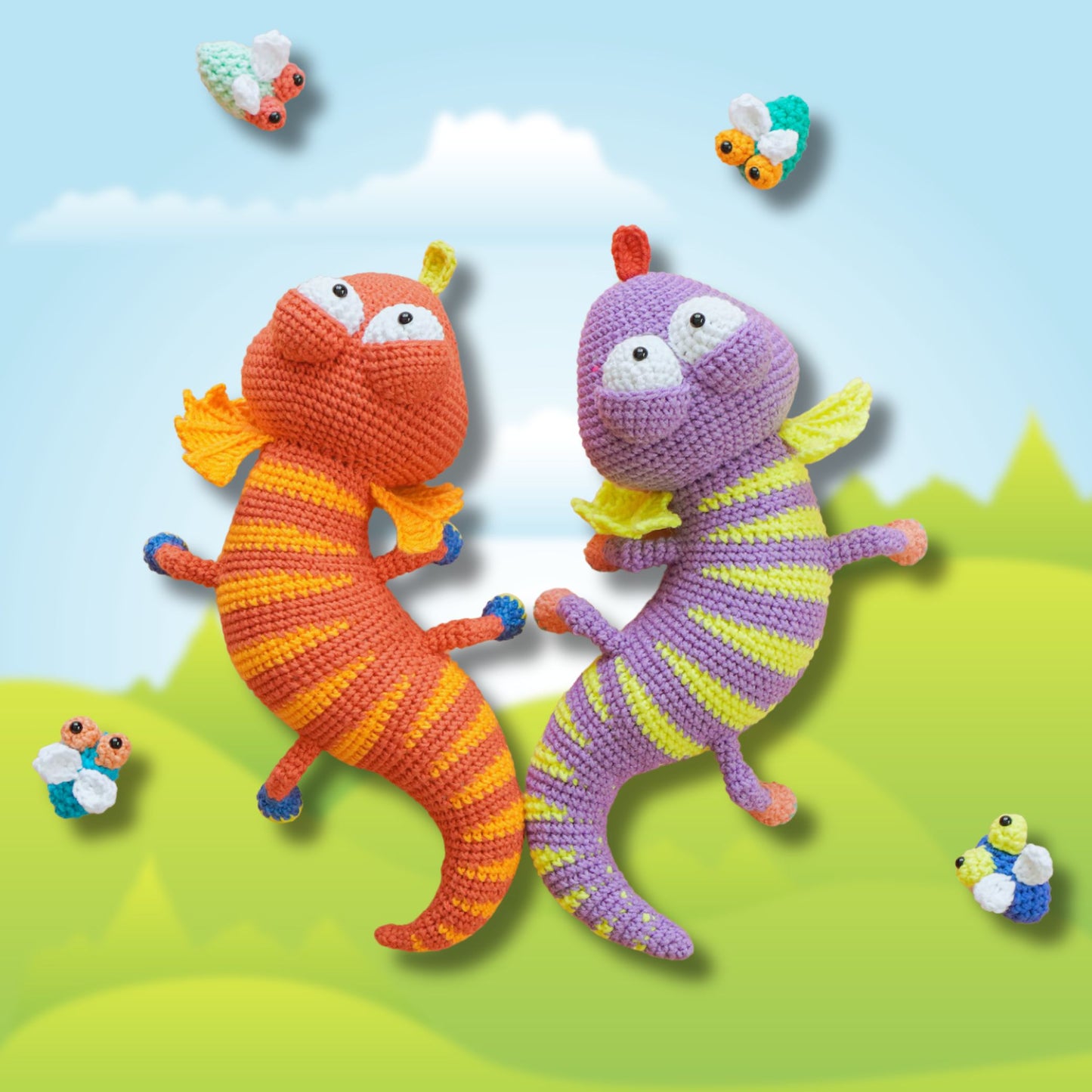 Les 11 Petites Bestioles en Laine : Modèle de Crochet Amigurumis