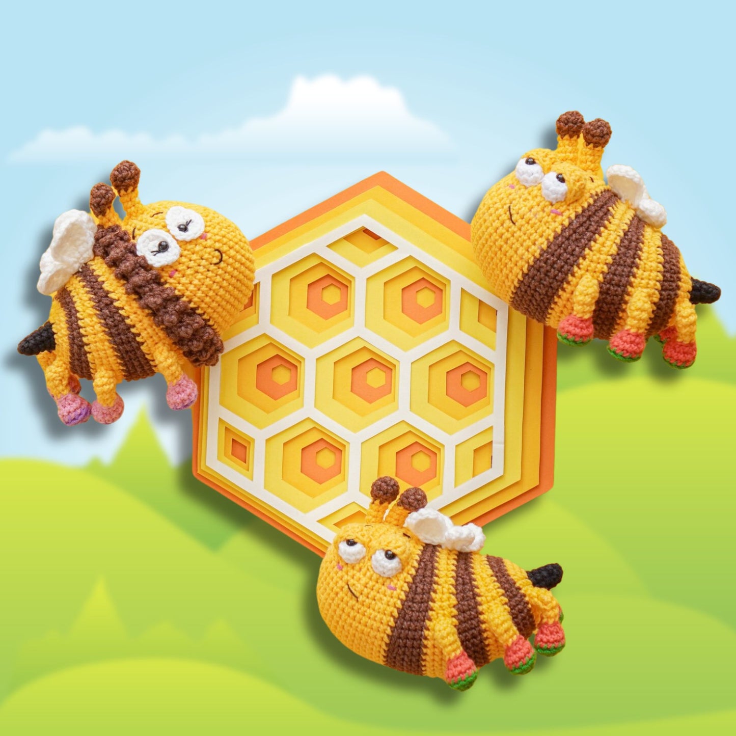 Les 11 Petites Bestioles en Laine : Modèle de Crochet Amigurumis