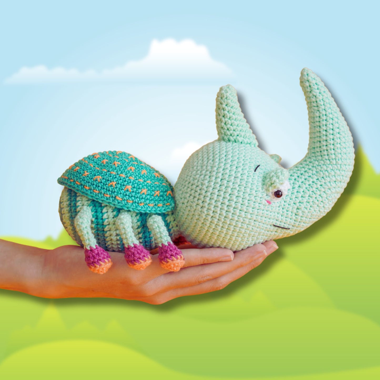 Les 11 Petites Bestioles en Laine : Modèle de Crochet Amigurumis