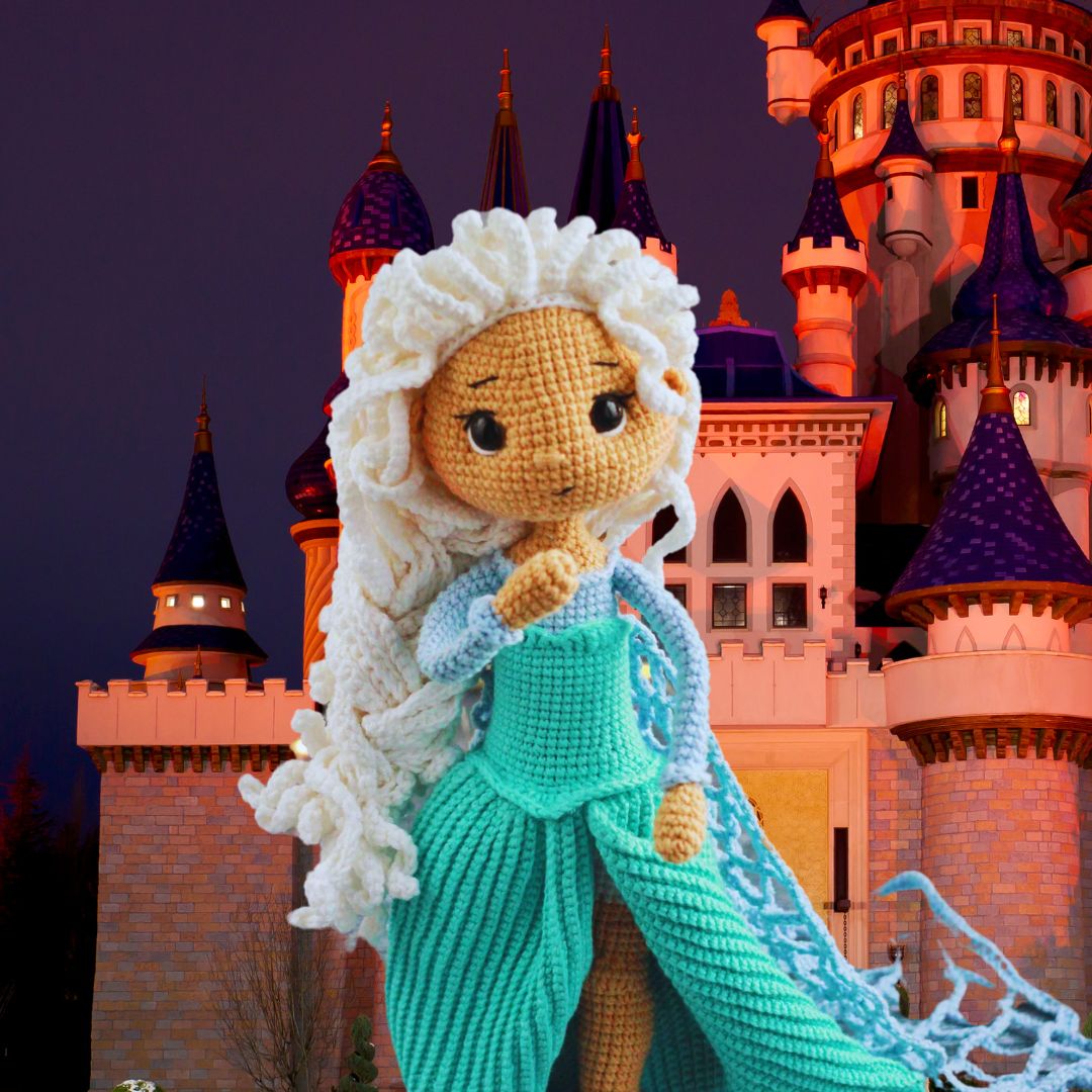 Blanche-Neige - modèle de crochet