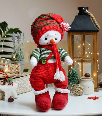 Bonhomme de neige - PATRON au crochet - Patron du Crochet