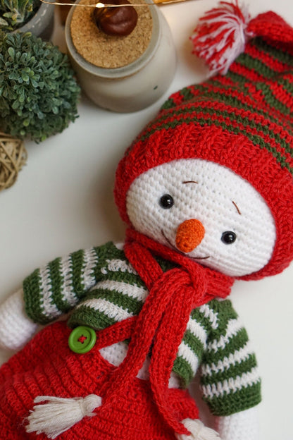 Bonhomme de neige - PATRON au crochet - Patron du Crochet