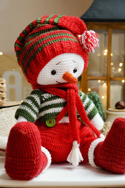 Bonhomme de neige - PATRON au crochet - Patron du Crochet