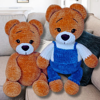 Calinou L'Ours en Peluche - Modèle de Crochet - Patron du Crochet