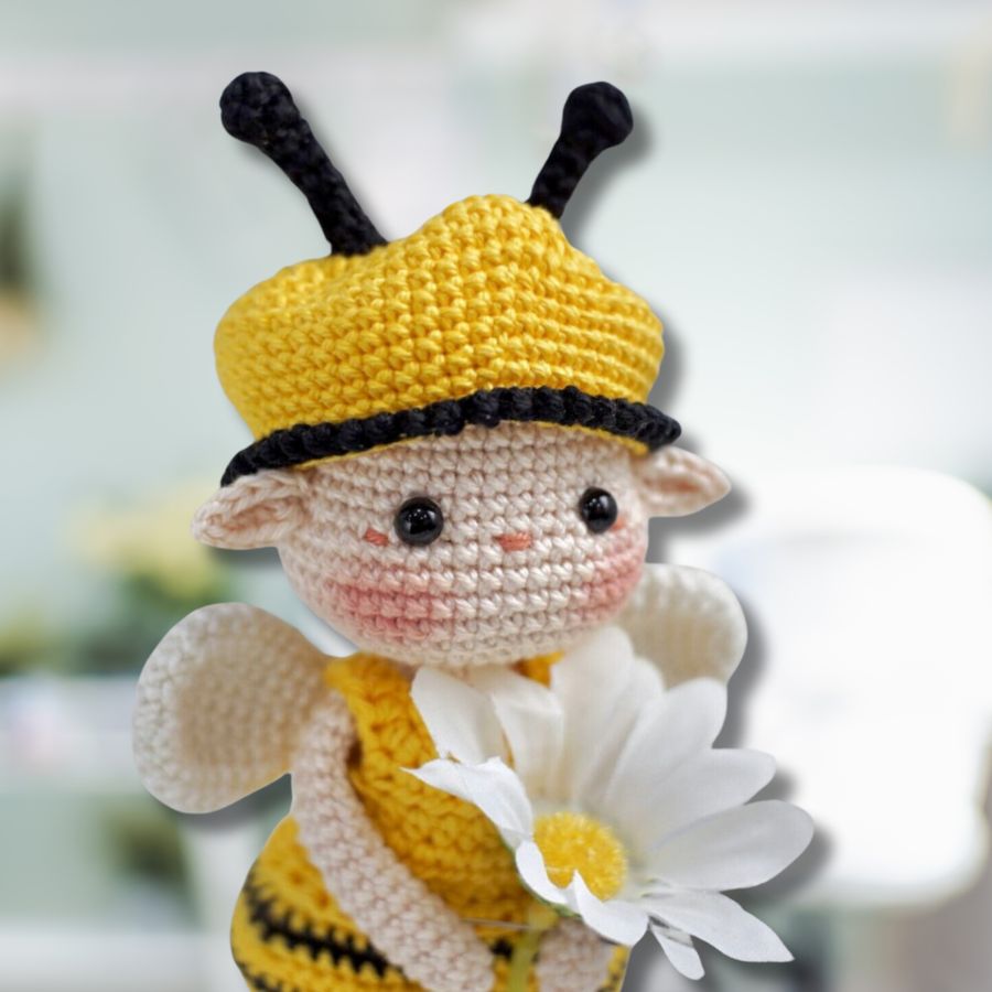 Fée Bourdon - Modèle de poupée au crochet Amigurumi - Patron du Crochet