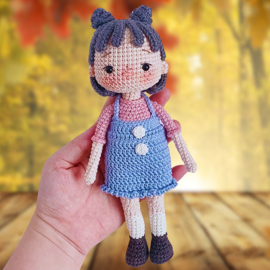 Lena - Patron de Poupée Amigurumi - Patron du Crochet