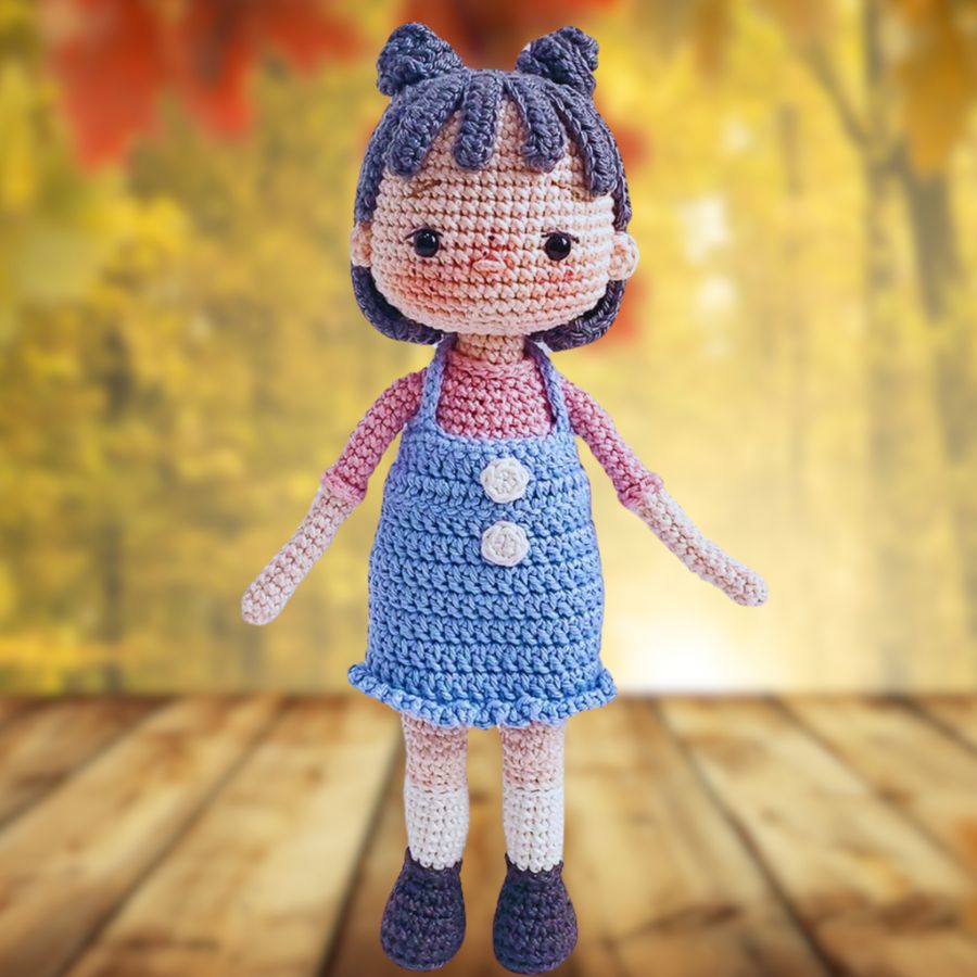 Lena - Patron de Poupée Amigurumi - Patron du Crochet