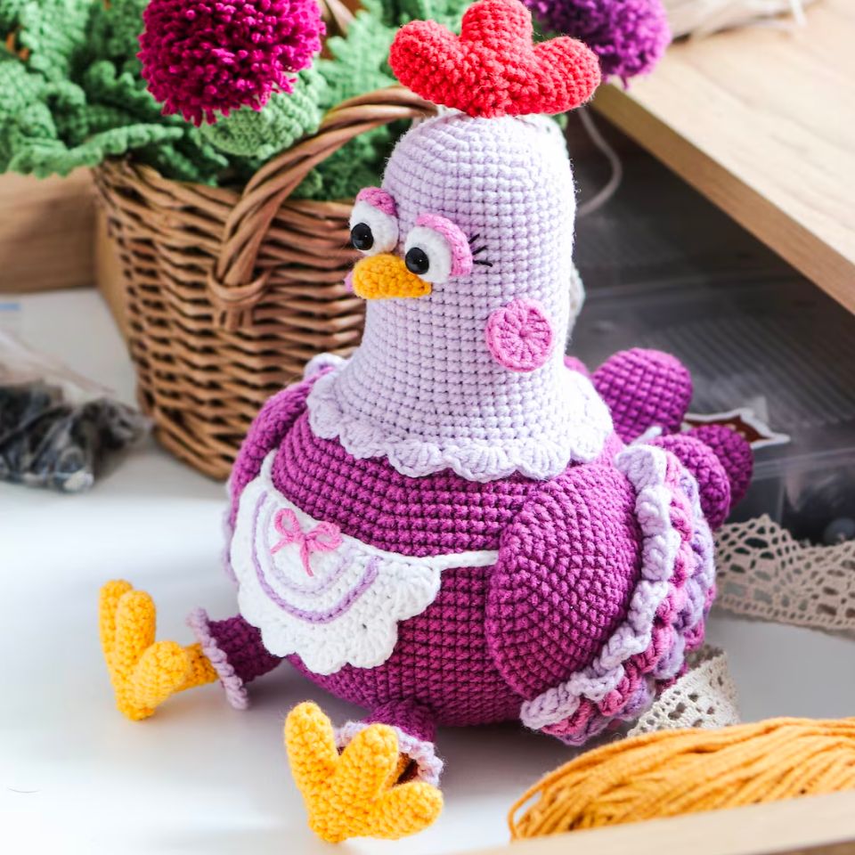 Lola et Flora Poulets - Patron de Crochet - Patron du Crochet