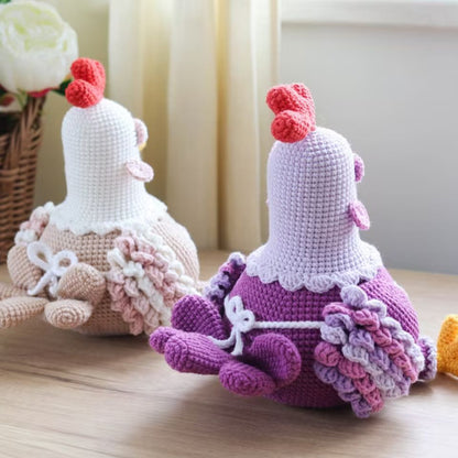 Lola et Flora Poulets - Patron de Crochet - Patron du Crochet