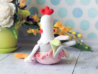 Patron de Crochet Coq et Poulets - Patron du Crochet