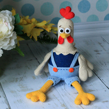 Patron de Crochet Coq et Poulets - Patron du Crochet